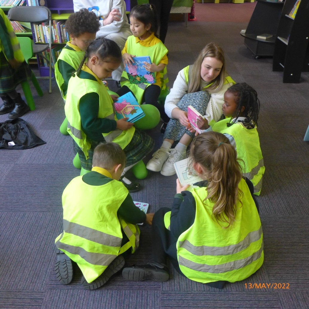 Reception Classes Visit Harlesden Library John Keble C of E Primary