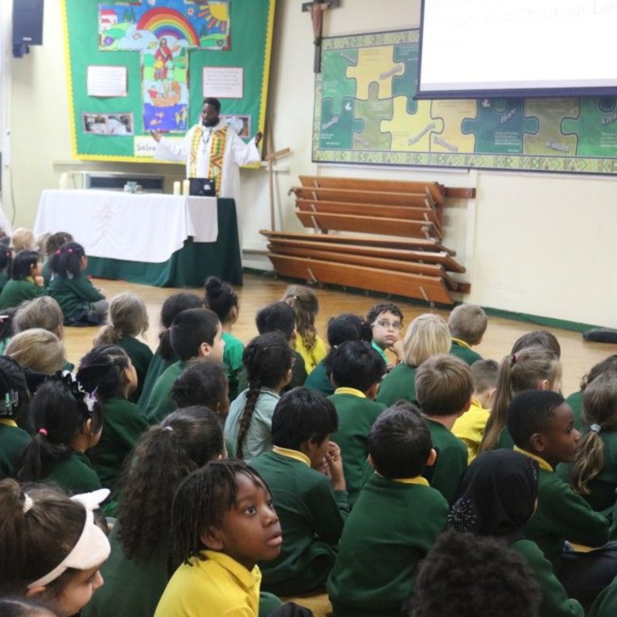 Mass with Bishop Lusa - John Keble C of E Primary School
